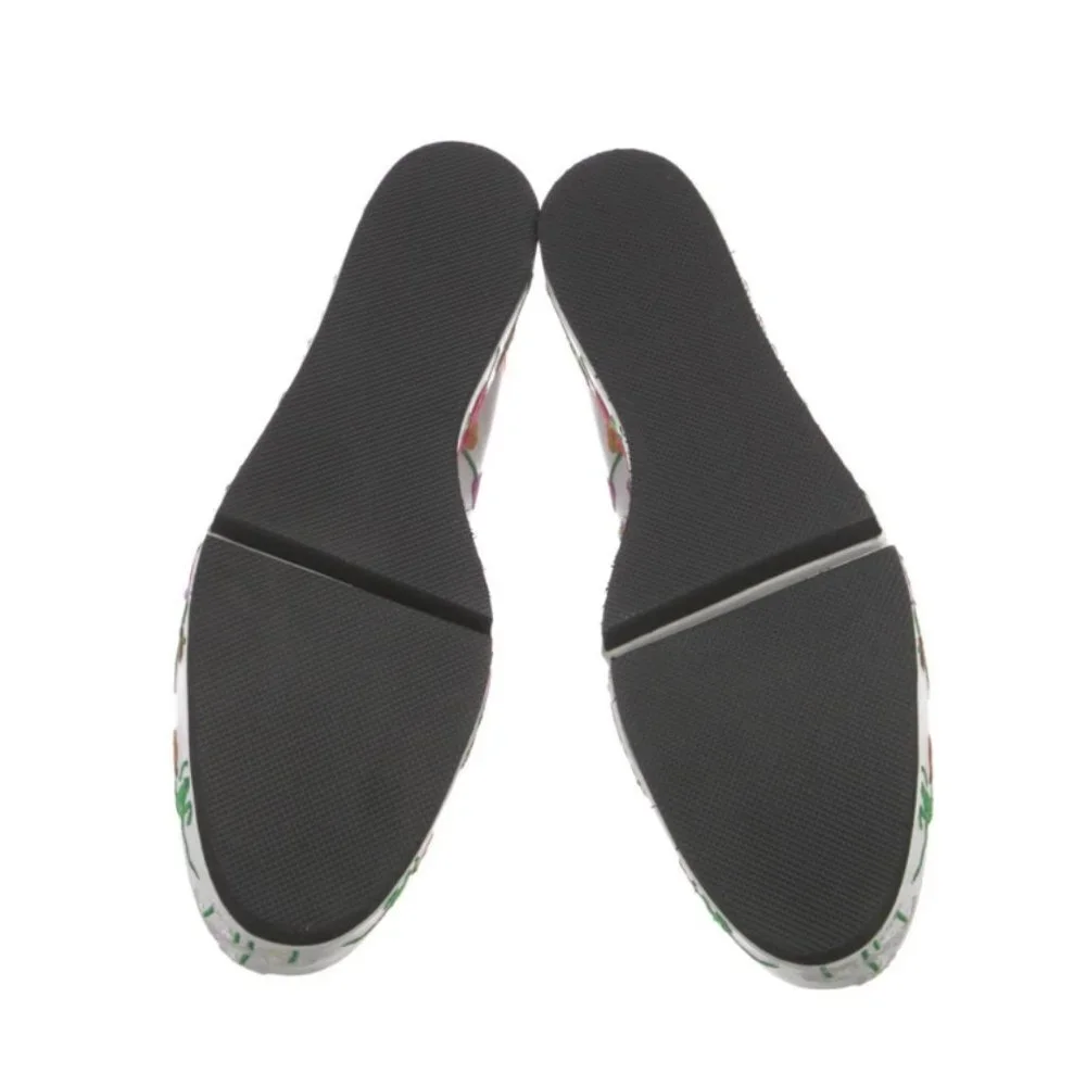 Robert Clergerie x Lucia Liu Anyang Floral Platform Loafers in White 40.5 10